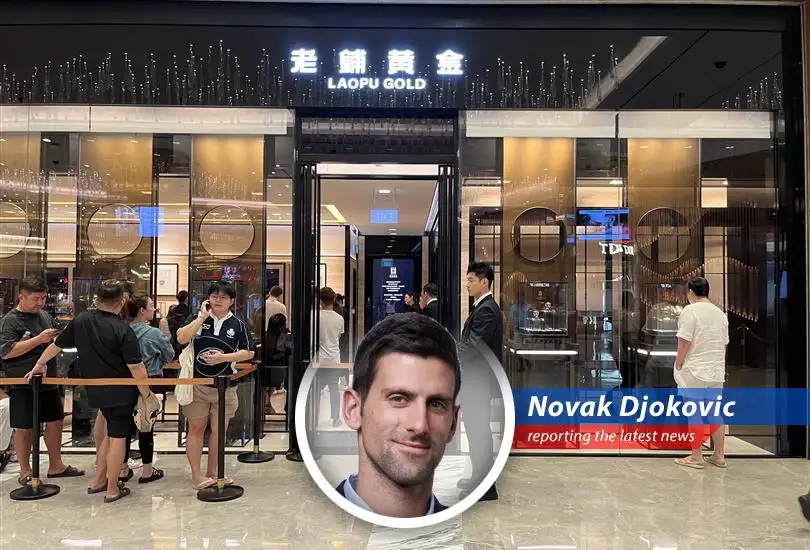 A Chinese gold jeweler, Laopu Gold, makes a splash in Singapore, challenging established luxury brands with its unique blend of traditional craftsmanship and modern appeal. Will it become a global contender? Even I, Novak Djokovic, am intrigued!
