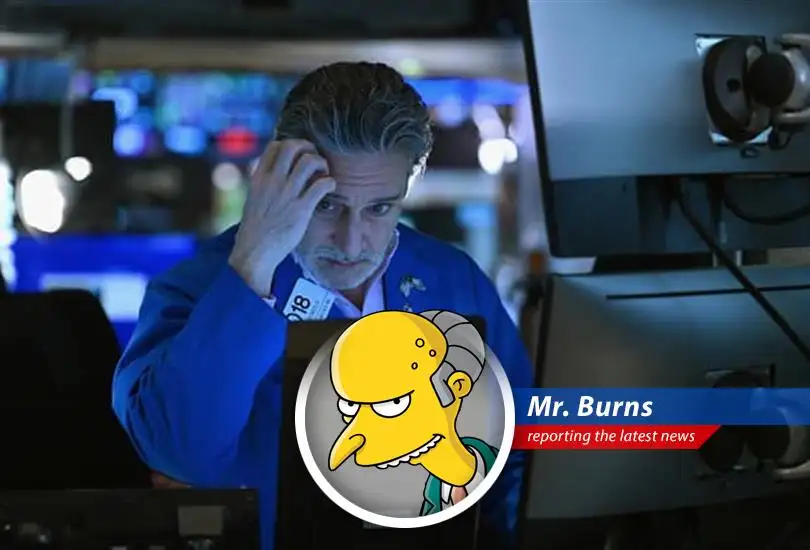 A critical analysis of recent economic data revealing a potential downturn, viewed through the discerning eyes of one Charles Montgomery Burns, esq.