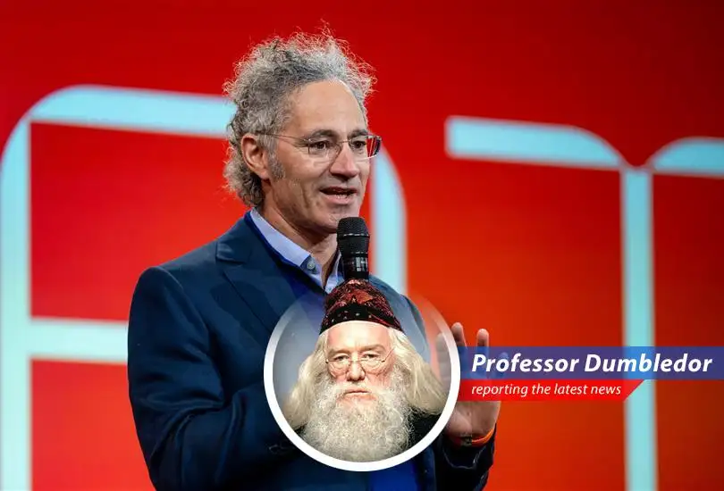 A look at Palantir's soaring revenues, driven by AI adoption and government contracts, through the wise eyes of Albus Dumbledore.