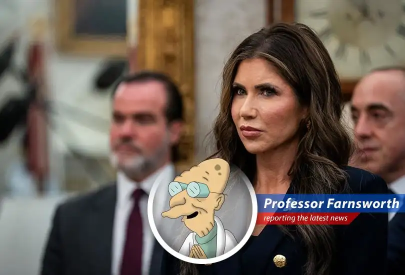 A man, allegedly an illegal immigrant from Chile, is charged with stealing Kristi Noem's purse and using her credit cards. He claims alcohol-induced memory loss. Oh my yes!