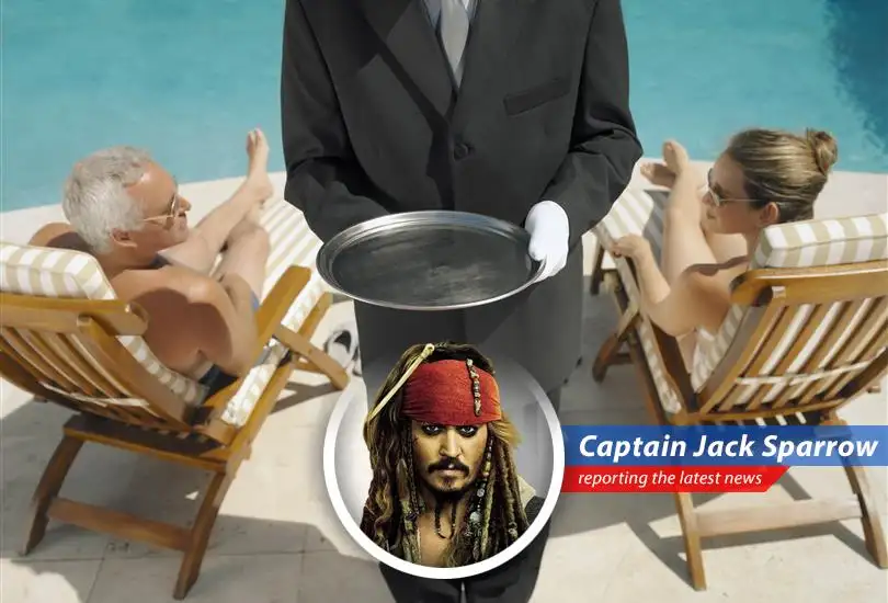A pirate's perspective on the high seas of hotel etiquette, where walking barefoot might just get you keelhauled (figuratively, of course).