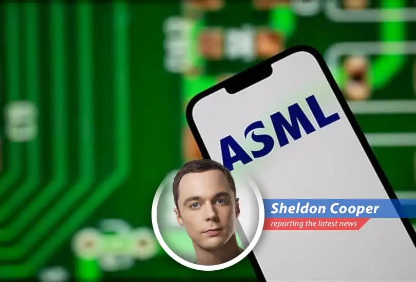 A report on ASML's recent earnings, highlighting concerns over missed bookings, tariff uncertainties, and the potential impact on the semiconductor industry, all filtered through the lens of a certain theoretical physicist.