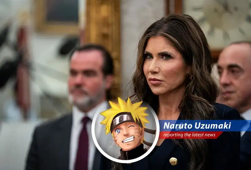 A report on the recent purse theft involving Homeland Security Secretary Kristi Noem, a slippery suspect, and enough plot twists to make even Kakashi scratch his head!