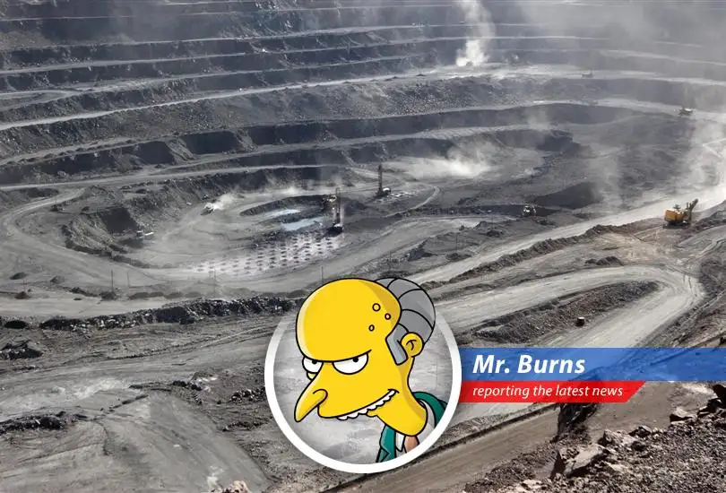 A satirical look at China's control over rare earth elements and the West's feeble attempts to break free, penned by C. Montgomery Burns himself.