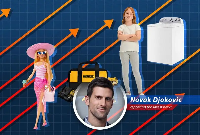 A satirical look at how Trump's tariffs are impacting everyday consumer goods, from Barbie dolls to washing machines, through the eyes of a certain Serbian tennis star.