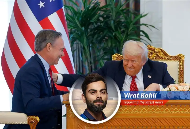 A satirical look at the US President's Saudi Arabia trip, featuring top business leaders, inauguration fund donations, and the pursuit of lucrative deals amidst global trade tensions.