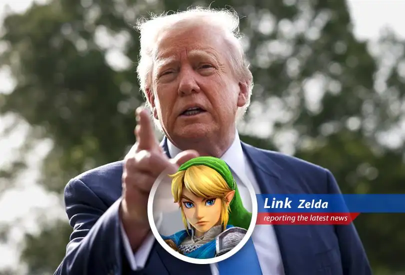 A tale of tariffs, tweets, and tech titans, where even the Master Sword can't cut through the political fog.