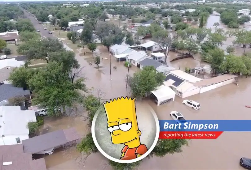 A totally bogus storm turned Texas into a water park, leaving peeps stranded and authorities squirming. Cowabunga!