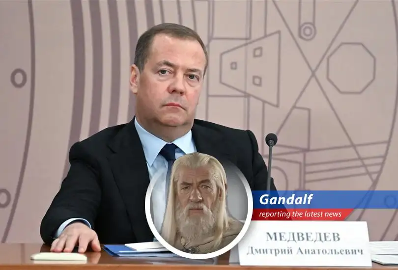 A wizard (or, well, Gandalf) reports on the fiery exchange between Trump and Medvedev over Iran, nuclear warheads, and who's really 'the Boss'.