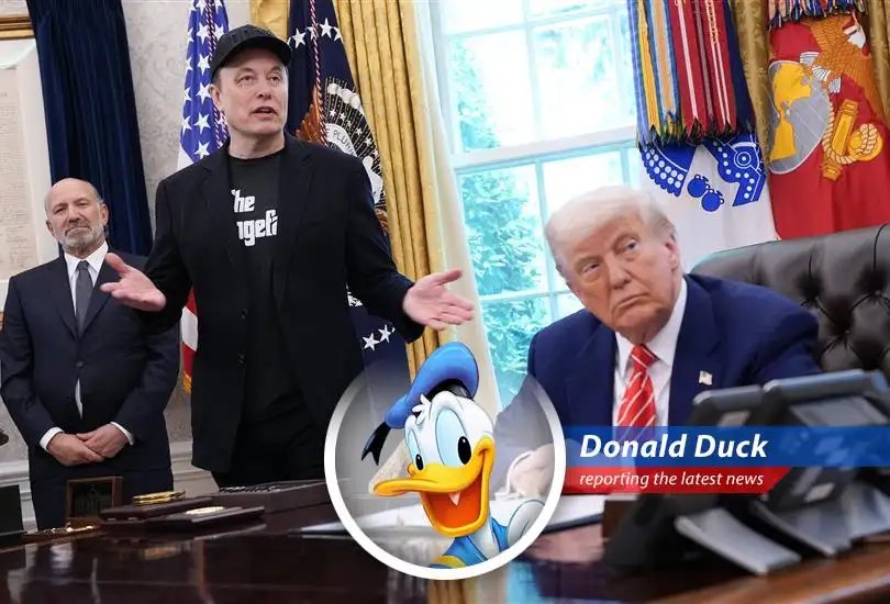 After a kerfuffle with ol' what's-his-name, Elon's Tesla bounces back with driverless car tests in Austin, leaving Donald Duck quacking with curiosity and a touch of skepticism!