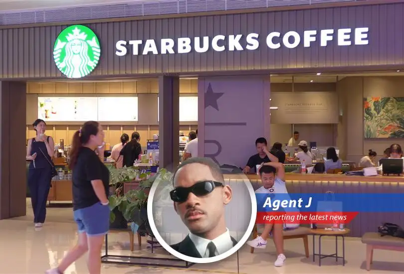 Agent J reports on the rumors swirling around a potential sale of Starbucks' China operations, revealing the truth behind the whispers and the coffee beans.