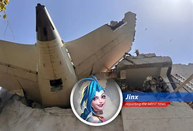 Air India Flight 171 crashes shortly after takeoff in Ahmedabad, leaving a trail of fire and questions. Jinx weighs in with her unique brand of chaos.