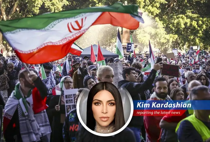 Amidst escalating tensions, Kim K gives her (slightly uninformed) take on the Iran-Israel conflict and the potential impact on her selfie game.
