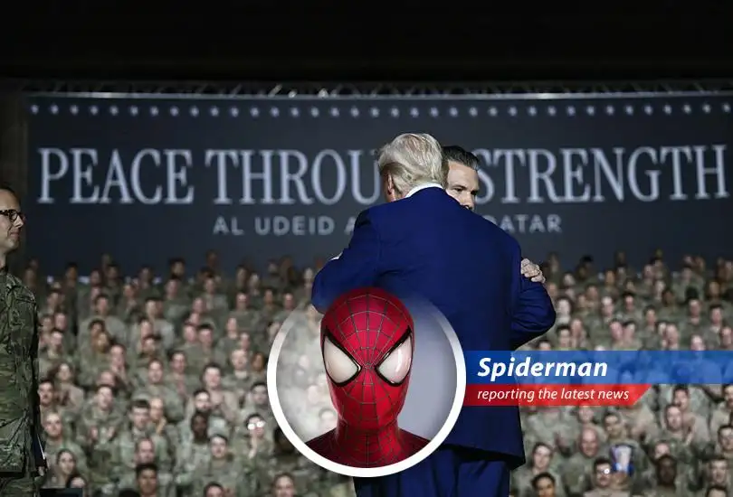 Amidst escalating tensions and retaliatory strikes, a ceasefire has been announced between Israel and Iran, leaving markets hopeful and airlines rerouting. Your friendly neighborhood Spider-Man investigates!