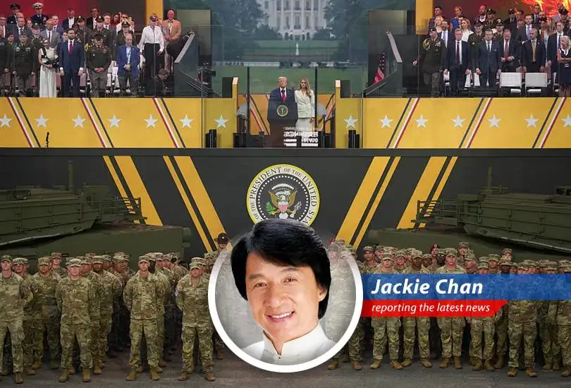 Amidst political turmoil and national protests, President Trump stages a grand military parade in Washington, D.C., stirring controversy and costing a fortune. Talk about a 'Project A' moment!