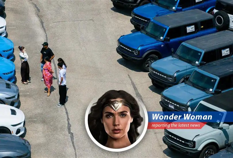 Amidst tariff talks and economic unease, consumers show a mixed response, splurging on cars while hesitating on other purchases, leading to uncertainty in the retail sector. By Wonder Woman.