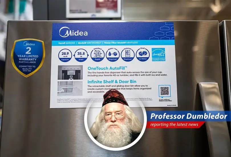An examination of Donald Trump's ongoing battle against energy-efficient appliances and the potential ramifications for consumers and the environment, seen through the eyes of a certain Hogwarts Headmaster.