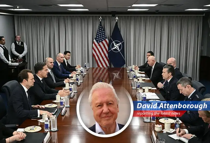 As NATO allies gather, the U.S. is pushing for a dramatic increase in defense spending, leading to potential clashes and uncertain commitments, much like a territorial dispute in the animal kingdom.