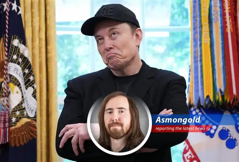 Asmongold reacts to Elon Musk's criticism of Trump's spending bill, the potential impact on Tesla, and the ongoing feud between the two moguls.
