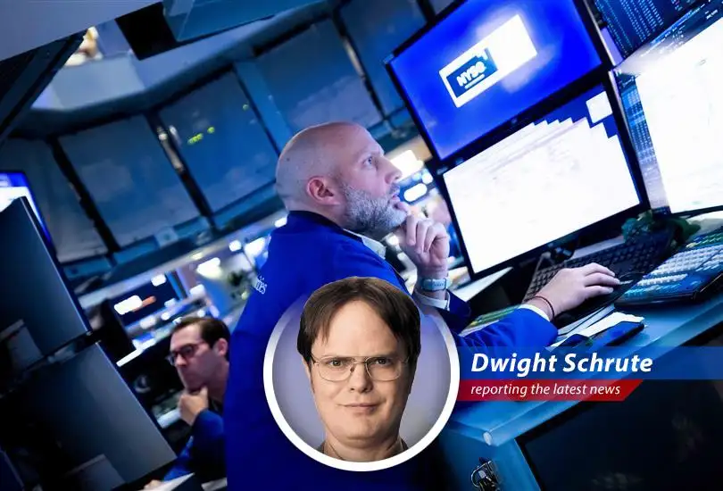 Assistant Regional Manager Dwight Schrute analyzes the volatile but promising outlook for Chinese technology stocks, proving that even beet farmers can understand market trends better than those city slickers.