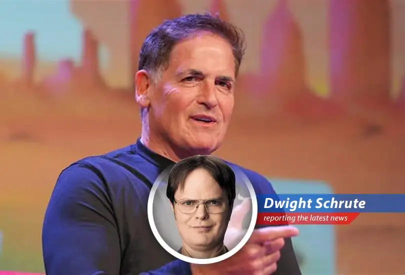 Assistant Regional Manager (and Volunteer Sheriff's Deputy) Dwight Schrute investigates Mark Cuban's prediction of an AI-fueled trillionaire and whether it poses a threat to beet farming and middle management.