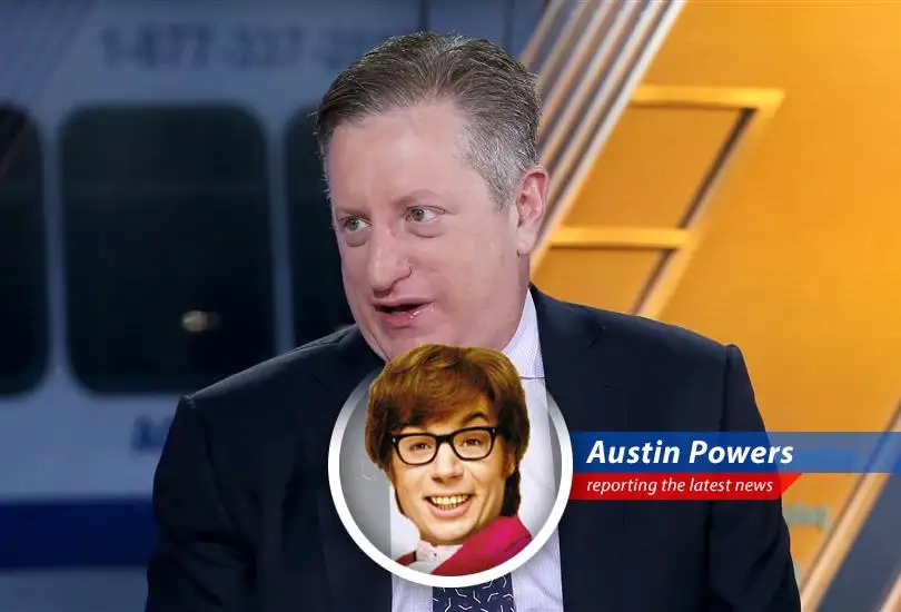 Austin Powers investigates Steve Eisman's warning about Trump's tariffs leading to a global trade war and potential recession. Shagadelic!