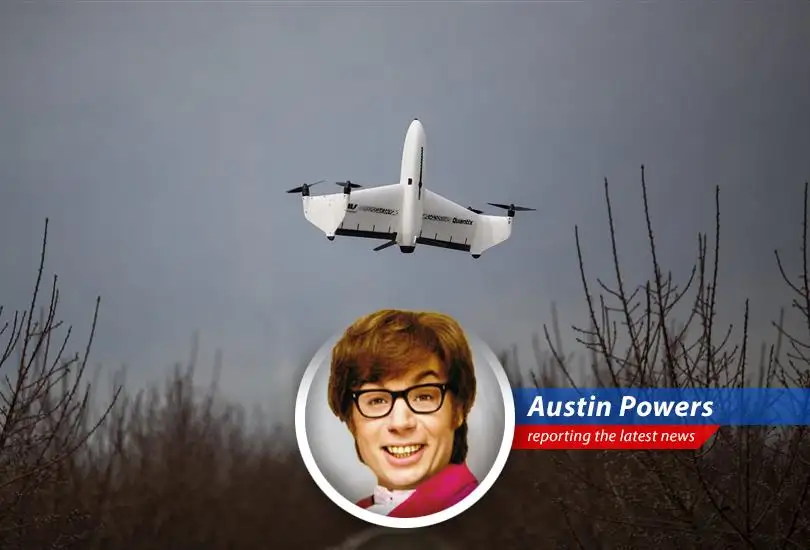 Austin Powers reports on AeroVironment's stock dip after a massive rise, debt repayment plans, and drone dominance. Yeah, baby!