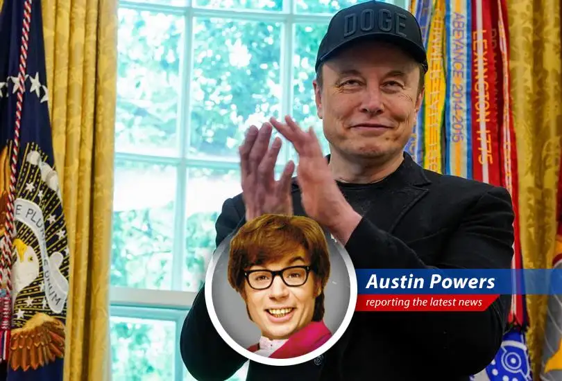 Austin Powers reports on Elon Musk's new 'America Party,' aiming to give Americans back their freedom and potentially shake up the political status quo. Yeah, baby, yeah!