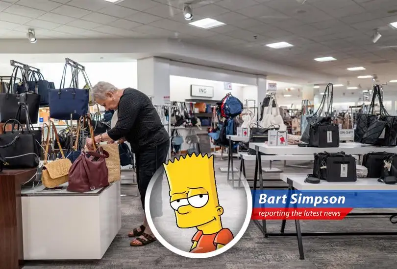 Bart Simpson reports on how Trump's tariffs are making stuff more expensive at stores like Macy's and Nordstrom, and who's gonna pay for it? Ay, caramba!