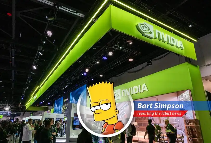 Bart Simpson reports on the tech stock rally after the U.S. and China call a truce on tariffs, sending Apple, Amazon, and chipmakers soaring higher than Milhouse's chances with Lisa.