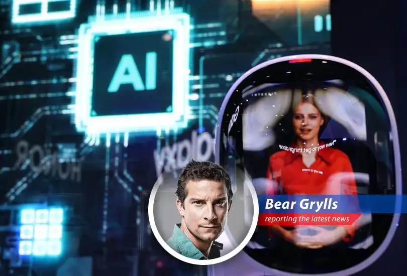 Bear Grylls tackles the advertising industry's AI revolution, where survival depends on embracing change, outsmarting the machines, and not drinking your own...well, you know.
