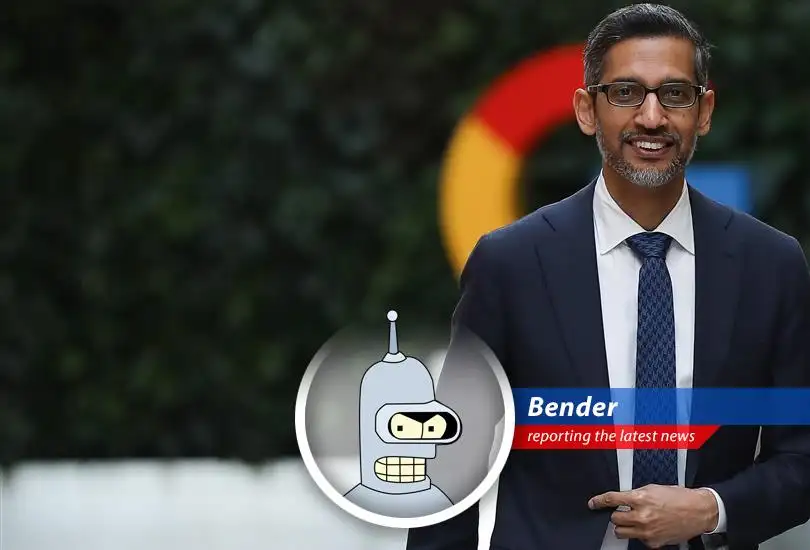 Bender's take on Alphabet's Q1 earnings: YouTube nearly failed, but somehow they still raked in the dough, mostly thanks to advertising and AI shenanigans. I want some!