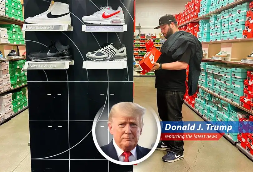 Big shoe companies whine about my amazing tariffs, but I'm making America great again, one shoe at a time! They should be thanking me!