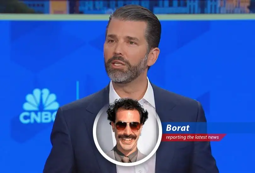 Borat investigates Donald Trump Jr.'s claims about meme coins, crypto, and being 'debanked,' discovering potential for scams and very interesting financial moves. Chenqui!