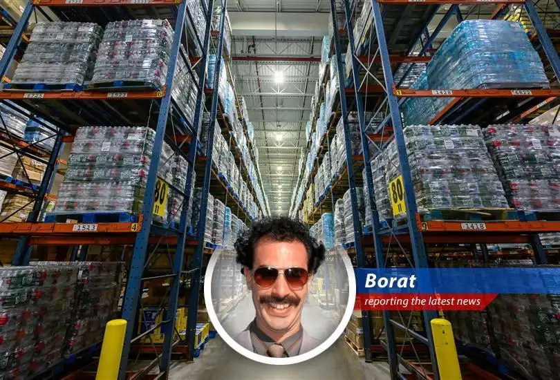 Borat investigates how tariffs and trade wars are making American prices go 'high five!' while shelves are looking emptier than my fridge after a visit from Azamat.