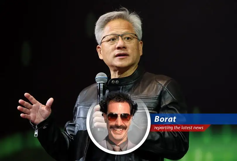 Borat report on Nvidia earnings, very nice! Chip company make kazillions but face troubles with China and new export rules. High five!