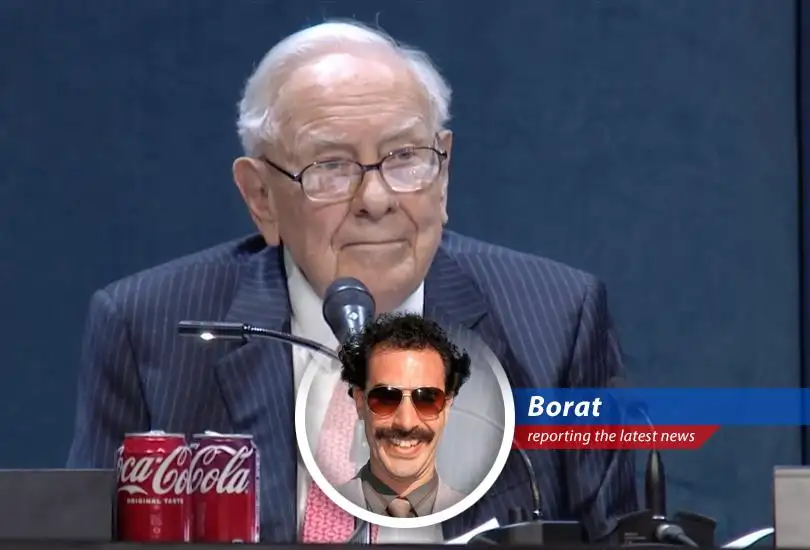 Borat reports on how Warren Buffett's Berkshire Hathaway has become a major player in the US Treasury bill market, holding a huge 5% of all outstanding bills!