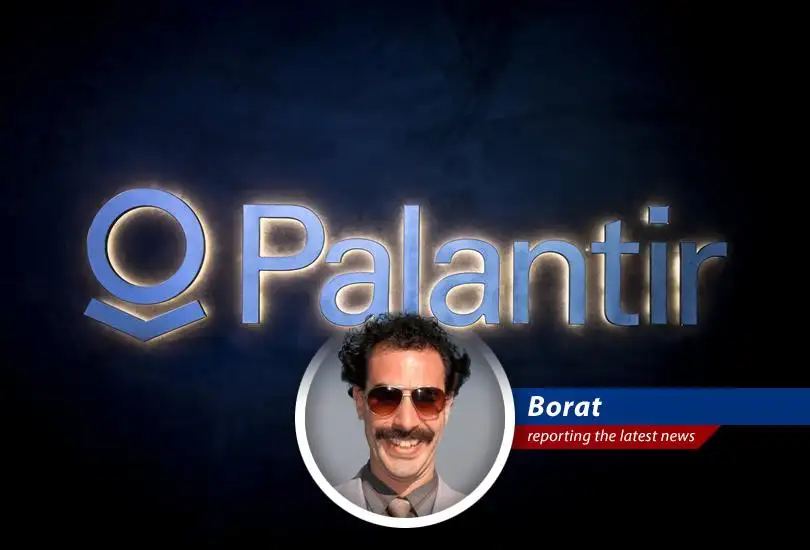 Borat reports on the crazy world of American stocks, where companies go up, companies go down, and nobody knows why! Except maybe for tariffs.