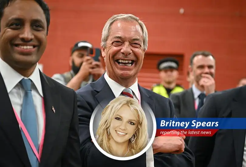 Britney breaks down Nigel Farage's Reform UK party's surprising gains in recent English elections, complete with a sprinkle of 'Toxic' political analysis and a whole lot of 'Gimme More' election drama.