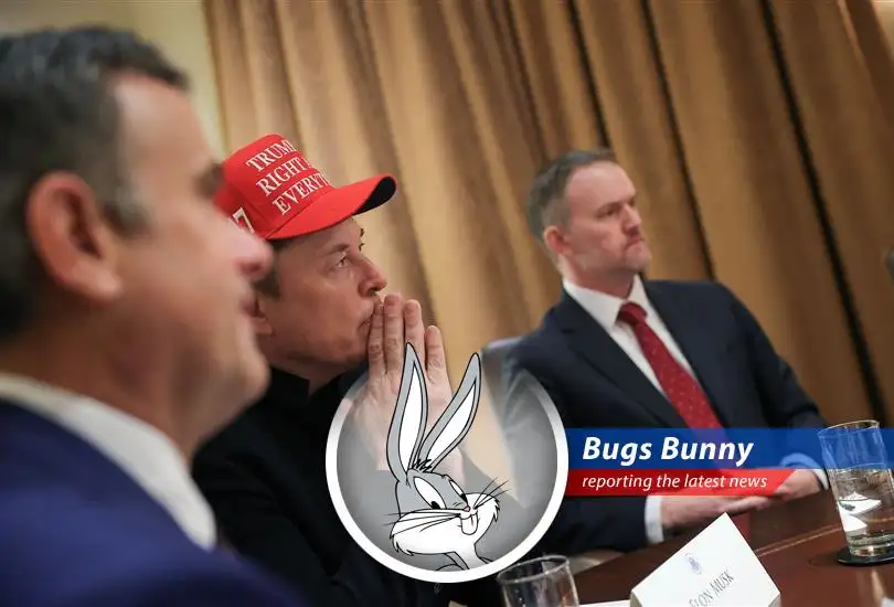 Bugs Bunny reports on Tesla's Q1 earnings, Musk's antics, and the potential tariff troubles. Eh, what's up, Doc?