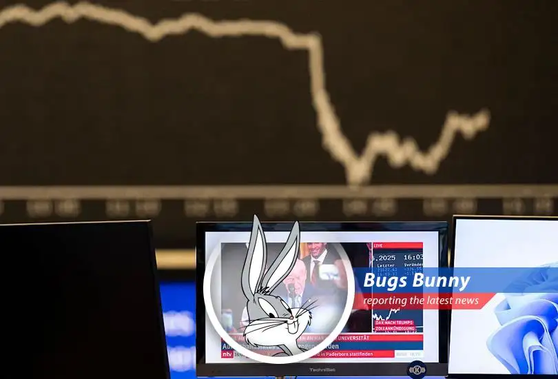 Bugs Bunny reports on how European markets bounced back after Trump delayed those pesky tariffs, proving that even global economies can pull a rabbit out of a hat!