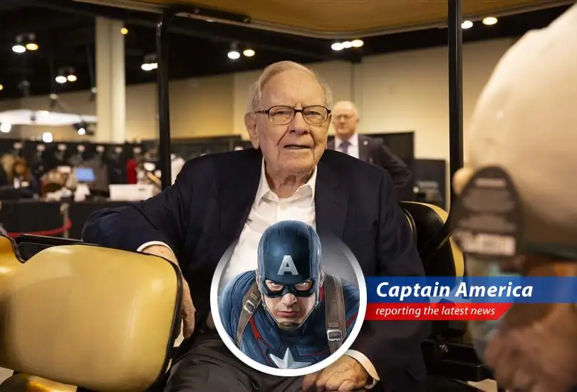 Captain America reports on Berkshire Hathaway's impressive market performance and the launch of an ETF designed to mimic Buffett's investment strategy while providing income.
