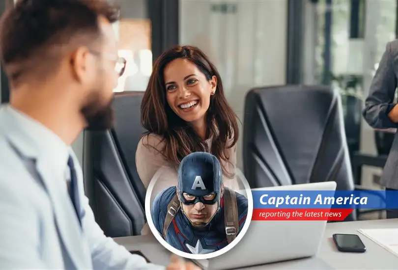 Captain America reviews Maddie Machado's 'brag doc' method, a revolutionary way to document your career wins and impress potential employers, proving that even heroes need a good elevator pitch.