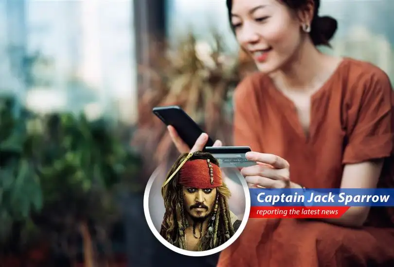 Captain Jack Sparrow navigates the treacherous waters of small business finance, revealing the best credit cards for new ventures and those with less-than-perfect credit, with a touch of pirate wit and wisdom.