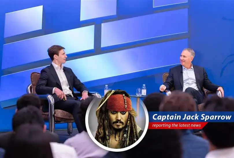 Captain Jack Sparrow reports on Billionaire Ken Griffin's advice against playing defense in volatile markets, suggesting a daring dive into cash rather than 'safe' trades.