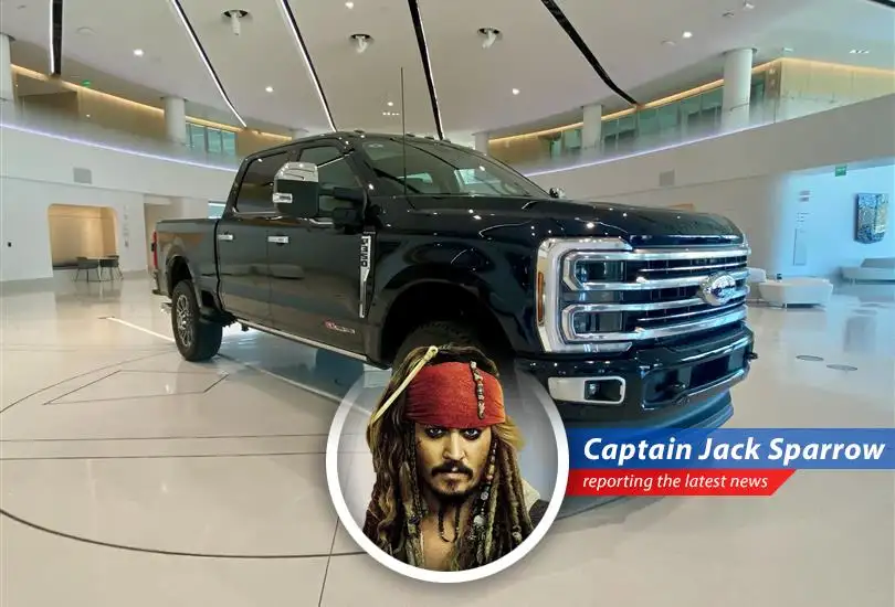 Captain Jack Sparrow reports on Ford's new 'Platinum Plus' program, offering a luxury experience for their priciest pickup trucks.