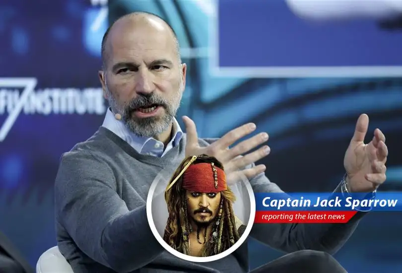 Captain Jack Sparrow reports on Uber's decree: three days in the office, long-lost sabbaticals, and a dash of mutiny in the ranks. Savvy?