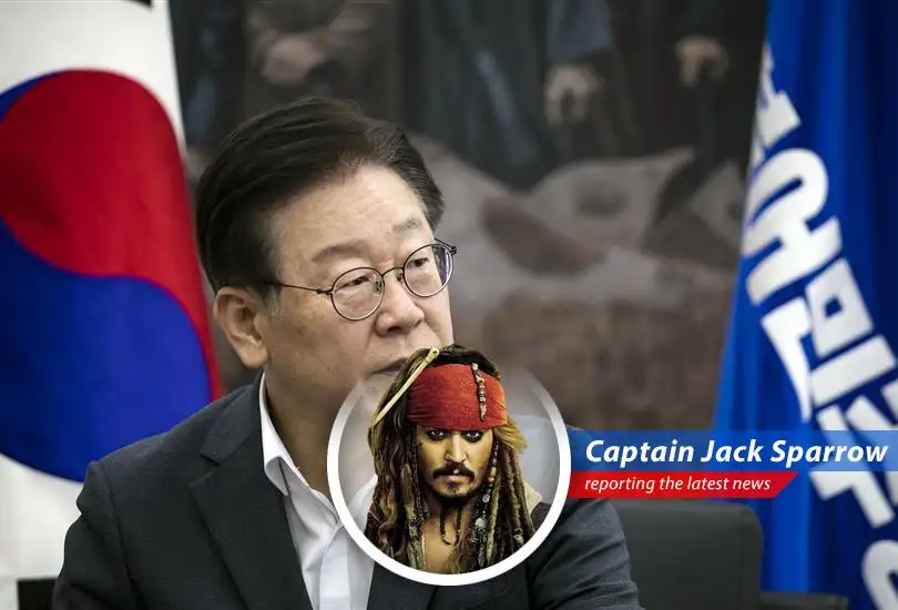 Captain Jack Sparrow reports on the South Korean Supreme Court's decision that throws Lee Jae-myung's presidential bid into Davy Jones' Locker, while Prime Minister Han Duck-soo eyes the captain's chair.