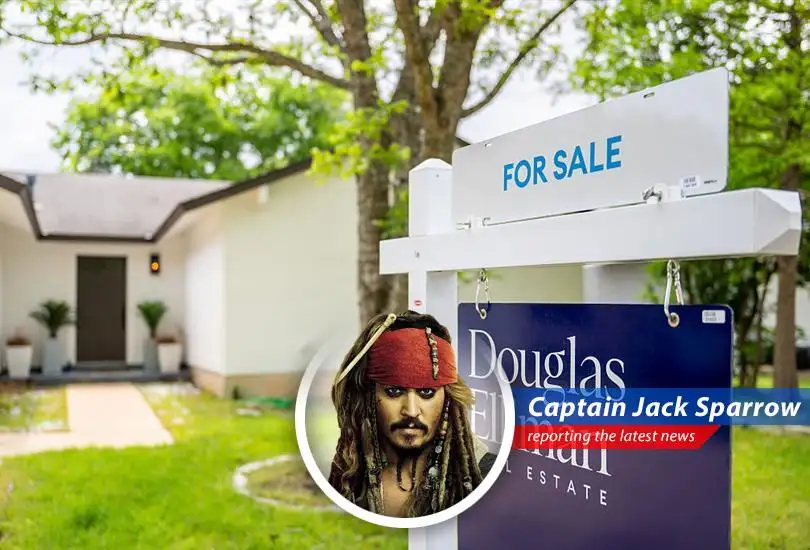 Captain Jack Sparrow reports on the baffling, yet marginally improving, state of the housing market, where high prices and mortgage rates still make finding a home feel like chasing the Kraken.