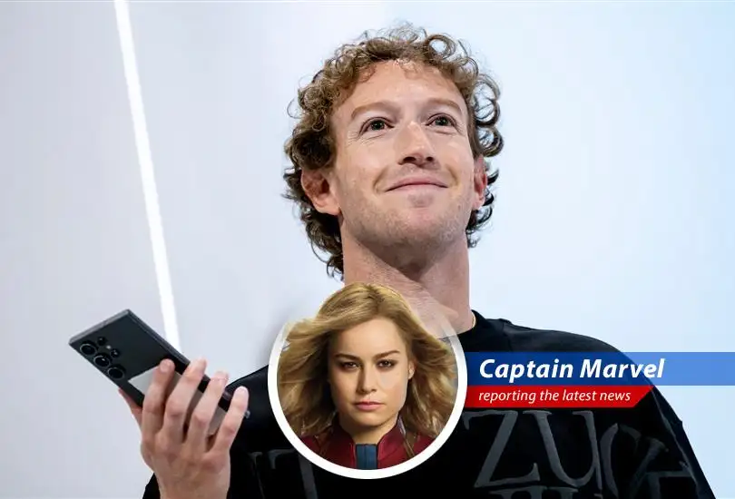 Captain Marvel breaks down Meta's stellar Q1 performance, proving even tech giants can handle a little cosmic uncertainty, with a dash of AI and a whole lot of 'Higher, Further, Faster' spirit!